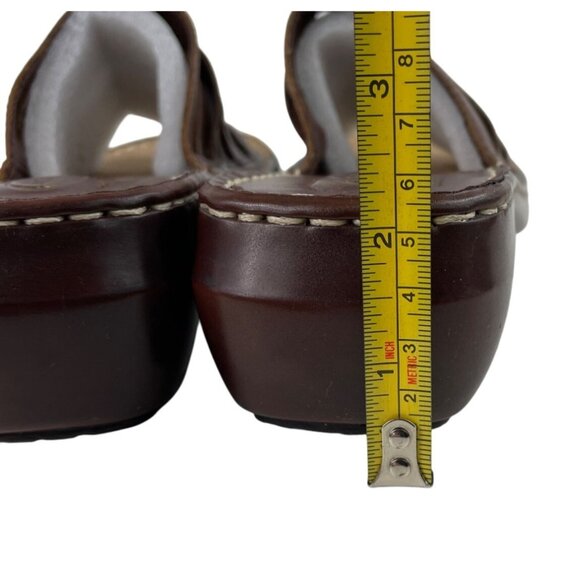 Dr Scholl’s Women’s Shoes Brown Leather Reba II Comfort Sandals Size 8 - Picture 7 of 11